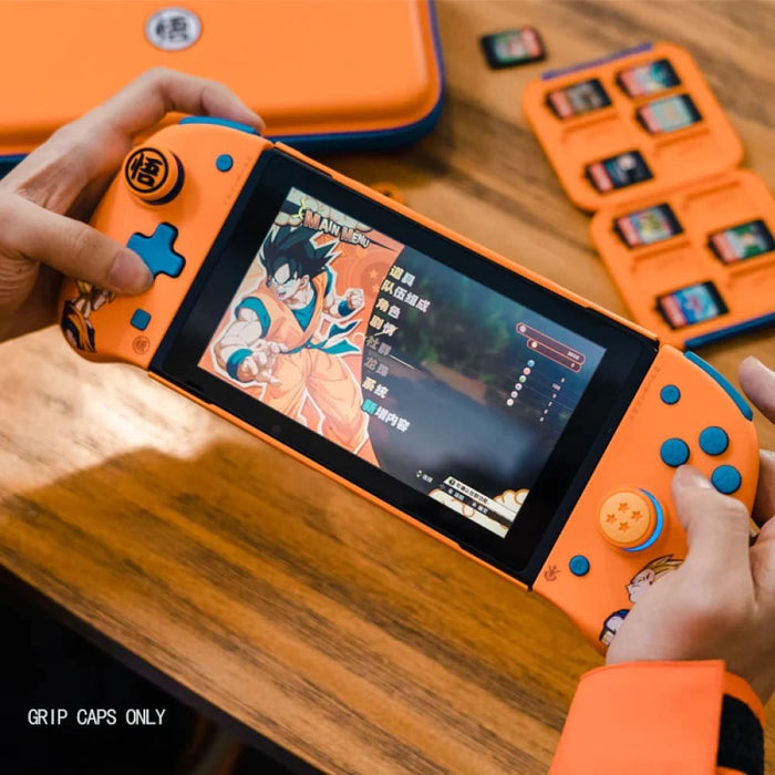 Orange Thumb Grip Caps Compatible Nintendo Switch Joypad