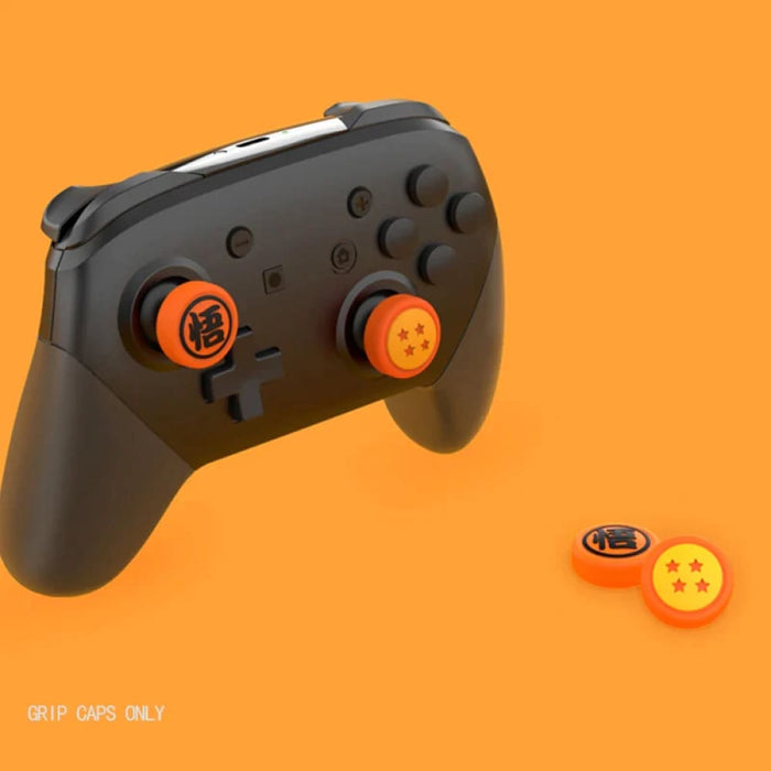 Orange Thumb Grip Caps Compatible Nintendo Switch Joypad