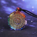 Orgonite Pendant Om Symbol Necklace Chakra Healing Energy