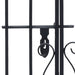 Ornamental Garden Gate Wrought Iron 122x20.5x100 Cm Akaok