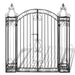 Ornamental Garden Gate Wrought Iron 122x20.5x134 Cm Abkbp