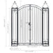 Ornamental Garden Gate Wrought Iron 122x20.5x160 Cm Akaxb