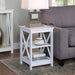 Orson 2-tier Bedside Table - White