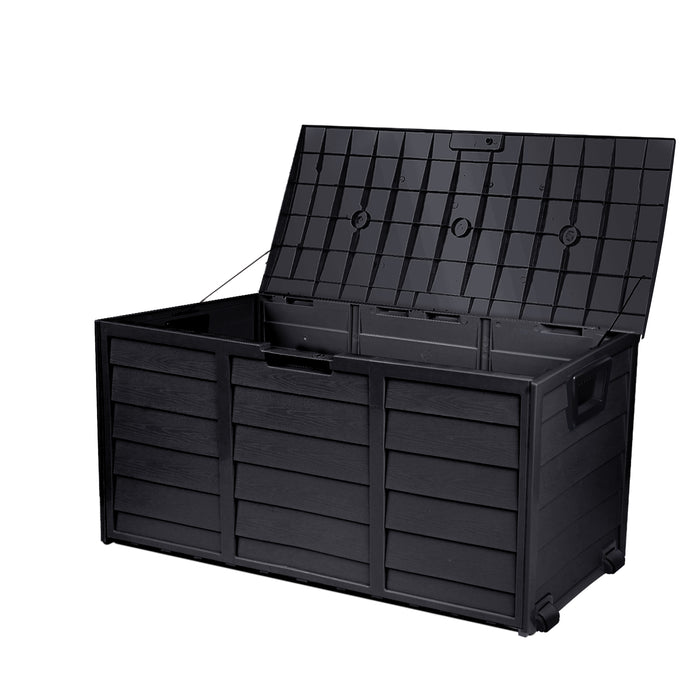 Outdoor Storage Box 290L Black