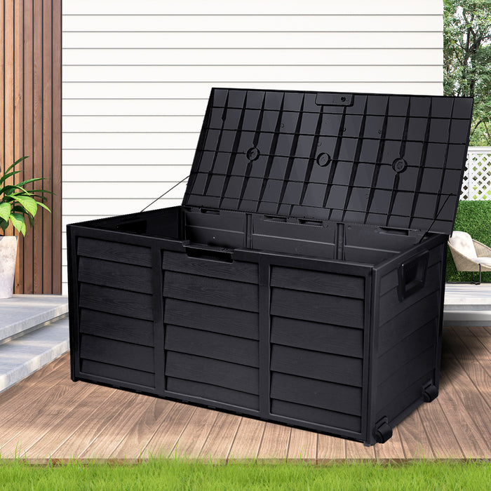 Outdoor Storage Box 290L Black