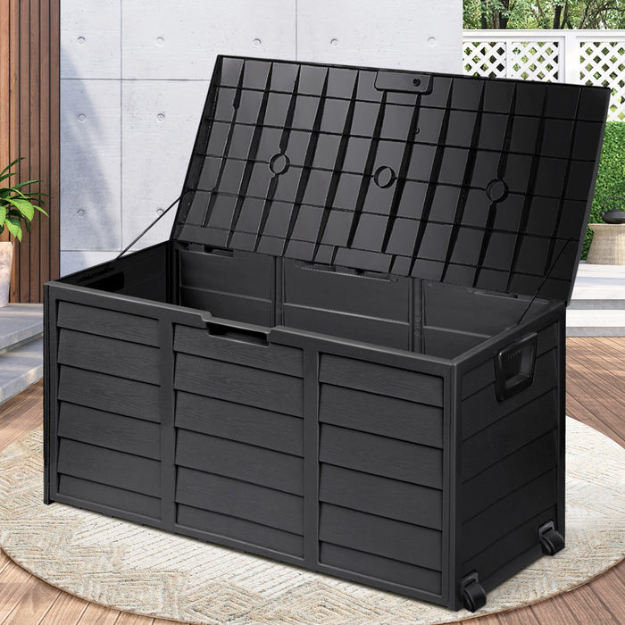 Outdoor Storage Box 290L Black