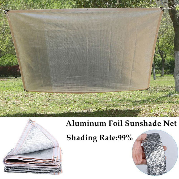 Outdoor 99% Anti - uv Aluminum Foil Sunshade Net Garden