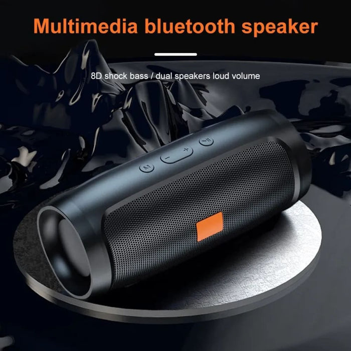 Outdoor Bluetooth Speaker with Dual Stereo Tf Usb Playback