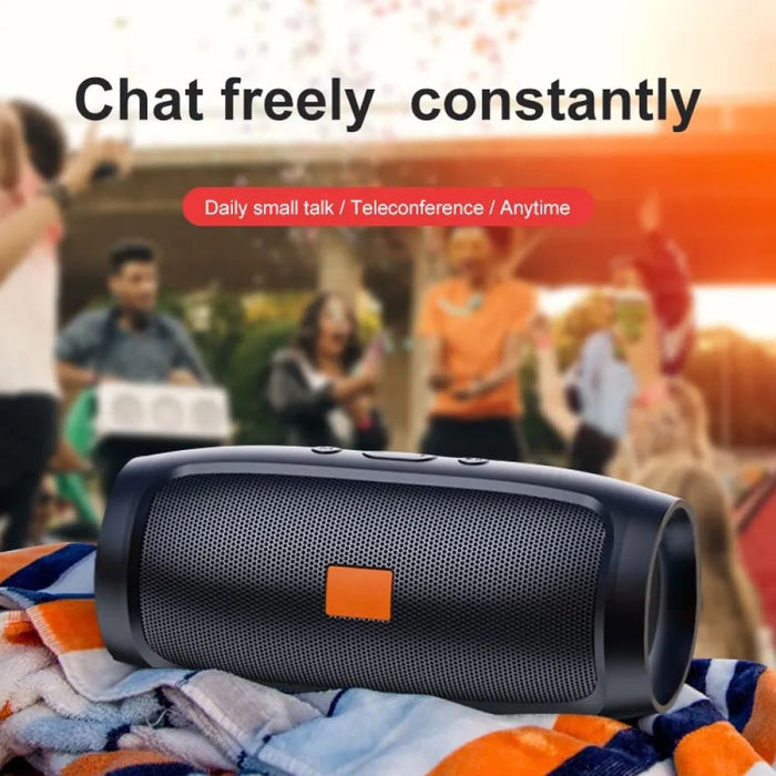 Outdoor Bluetooth Speaker with Dual Stereo Tf Usb Playback