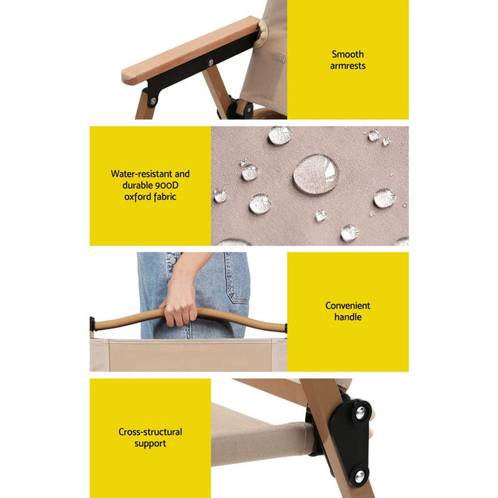 Outdoor Camping Chairs Portable Folding Beach Chair Patio