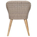 Outdoor Chairs With Cushions 2 Pcs Poly Rattan Brown Aaopl