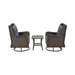 Outdoor Chairs Patio Furniture Lounge Setting 3 Pcs Wicker