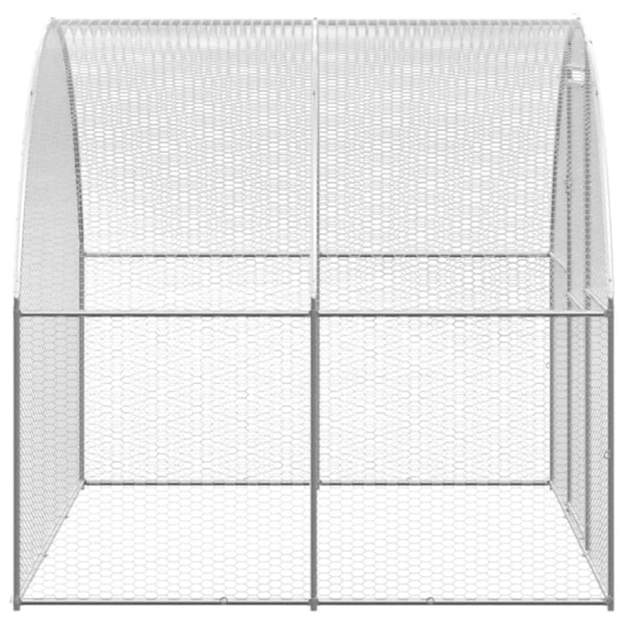 Outdoor Chicken Coop 3x10x2 m Galvanised Steel Tbkpail