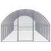 Outdoor Chicken Coop 3x10x2 m Galvanised Steel Tbkpali