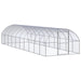 Outdoor Chicken Coop 3x10x2 m Galvanised Steel Tbkpali