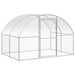 Outdoor Chicken Coop 3x12x2 m Galvanised Steel Tbkpaii