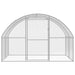 Outdoor Chicken Coop 3x4x2 m Galvanised Steel Tbkpait