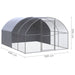 Outdoor Chicken Coop 3x4x2 m Galvanised Steel Tbkpait