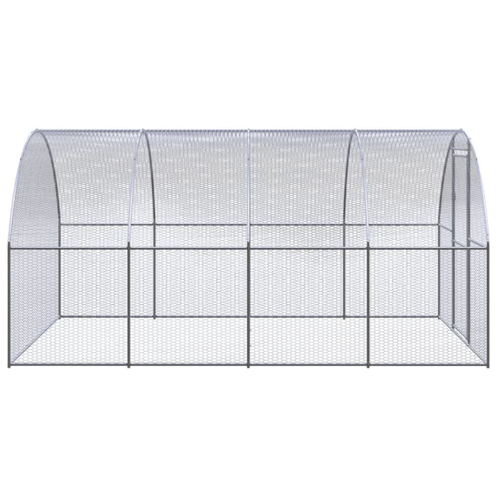 Outdoor Chicken Coop 3x4x2 m Galvanised Steel Tbkpala