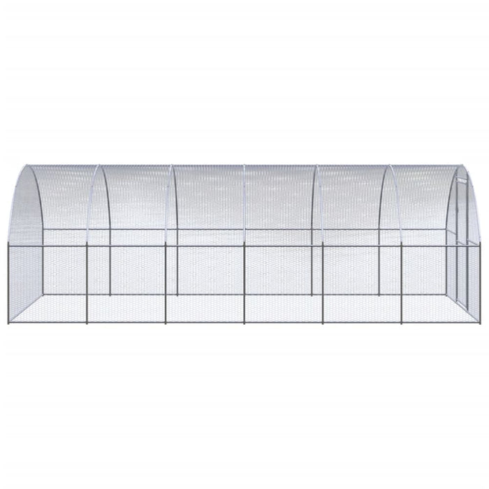 Outdoor Chicken Coop 3x6x2 m Galvanised Steel Tbkpalp