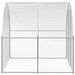 Outdoor Chicken Coop 3x6x2 m Galvanised Steel Tbkpalp