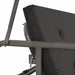 Outdoor Convertible Swing Bench with Canopy Anthracite