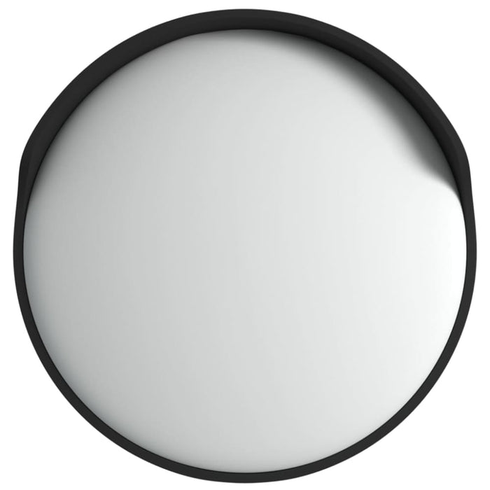 Outdoor Convex Traffic Mirror Black ø45 Cm Polycarbonate