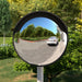 Outdoor Convex Traffic Mirror Black ø45 Cm Polycarbonate