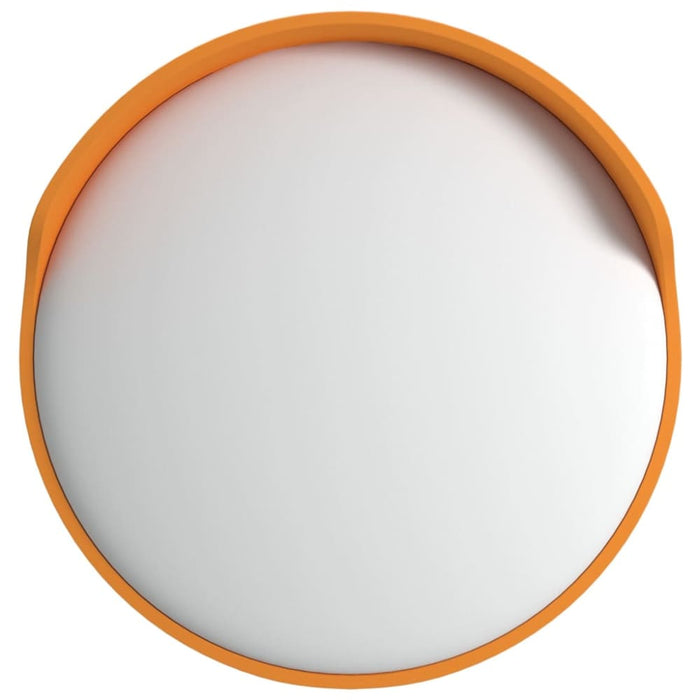 Outdoor Convex Traffic Mirror Orange ø30 Cm Polycarbonate