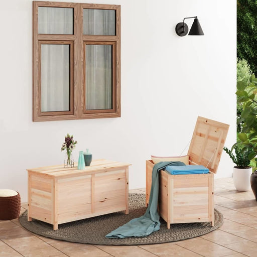 Outdoor Cushion Box 100x50x56 Cm Solid Wood Fir Opxoll
