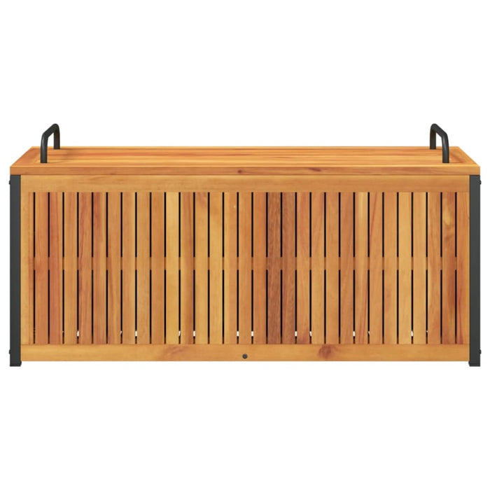 Outdoor Cushion Box 110x45x42/53 Cm Solid Wood Acacia