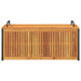 Outdoor Cushion Box 110x45x42/53 Cm Solid Wood Acacia