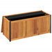 Outdoor Cushion Box 110x45x42/53 Cm Solid Wood Acacia