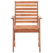 Outdoor Dining Chairs 2 Pcs Solid Acacia Wood Altox