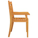 Outdoor Dining Chairs 3 Pcs Solid Wood Acacia Tobtbl