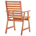 Outdoor Dining Chairs 4 Pcs Solid Acacia Wood Tbpoobb