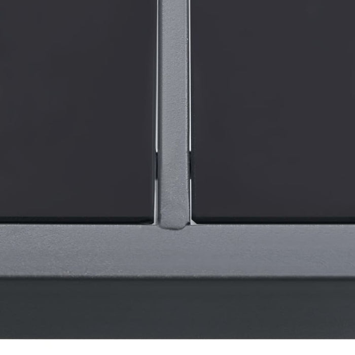 Outdoor Dining Table Anthracite 150x90x74 Cm Steel Totbni