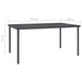 Outdoor Dining Table Anthracite 150x90x74 Cm Steel Totbni