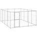 Outdoor Dog Kennel Galvanised Steel 14.52 M² Tbnxton