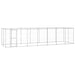 Outdoor Dog Kennel Galvanised Steel 16.94 M² Tbnxtob