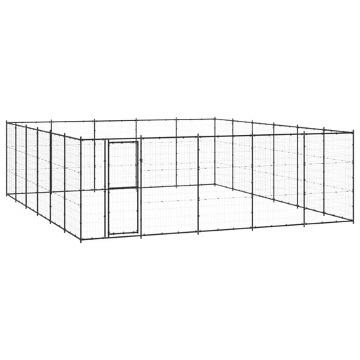 Outdoor Dog Kennel Steel 36.3 M² Tbnxtxa