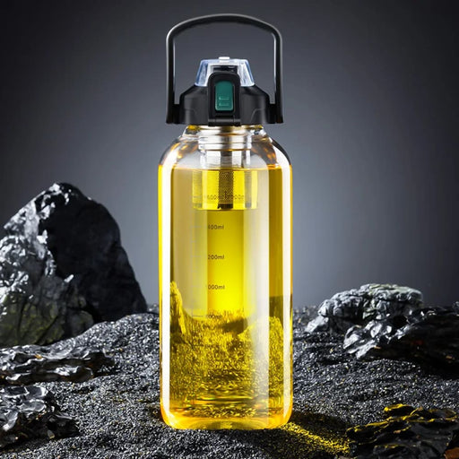 Outdoor Double Glass Cup with Handle