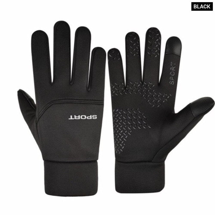 Outdoor Fishing Waterproof Mens Gloves Touchscreen Women