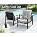 Outdoor Furniture 3pcs Lounge Setting Bistro Set Chairs