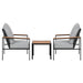 Outdoor Furniture 3pcs Lounge Setting Bistro Set Chairs