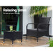 Outdoor Furniture Patio Set Wicker Conversation Chairs