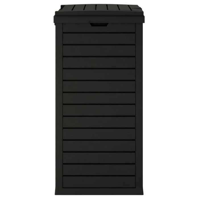Outdoor Garbage Bin Black 41x41x86 Cm Polypropylene Tlaoio