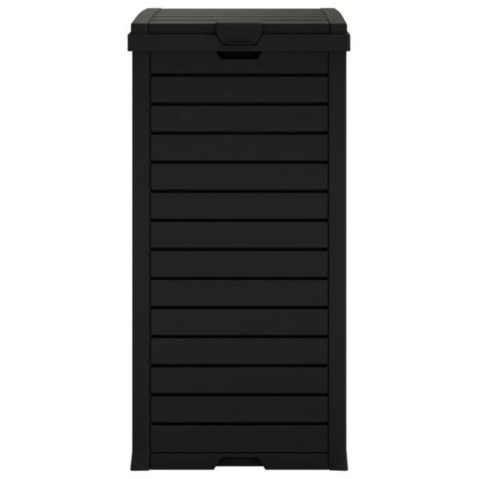 Outdoor Garbage Bin Black 41x41x86 Cm Polypropylene Tlaoio