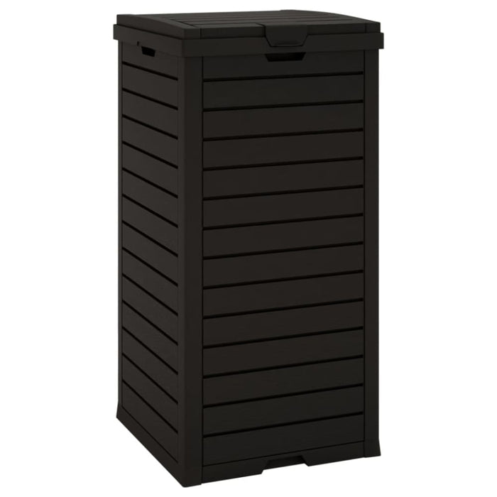 Outdoor Garbage Bin Black 41x41x86 Cm Polypropylene Tlaoio