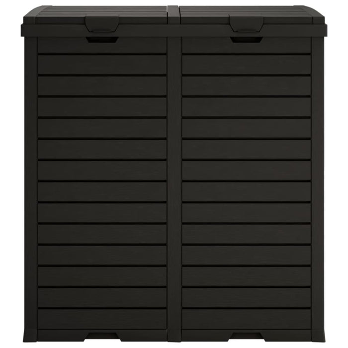 Outdoor Garbage Bin Black 78x41x86 Cm Polypropylene Tlaoit